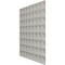 Ekena Millwork 19 5/8in. W x 19 5/8in. H Bradford EnduraWall Decorative 3D Wall Panel Covers 2.67 Sq. Ft. WP20X20BRFSM - alternate 5